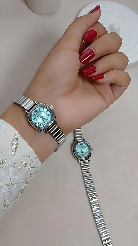 ساعت کوشی KOUSHI ضدآب و بدون حساسیت با بند ریلی قابل تنظیم